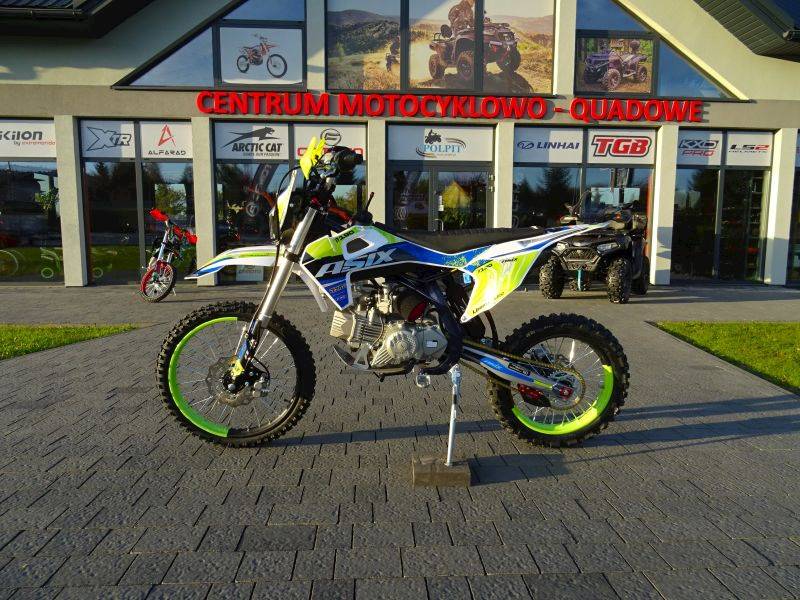 CROSS ASIX DT 190CC E-START 19/16 • Kolor: Niebiesko/limonkowy