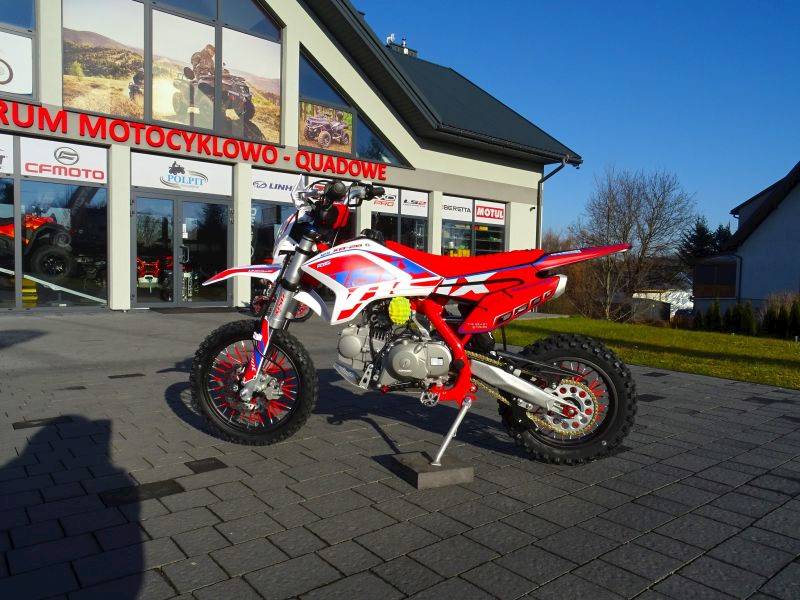 CROSS ASIX XB28 E-START 14/12 125CC • Kolor: Czerwono/niebieski