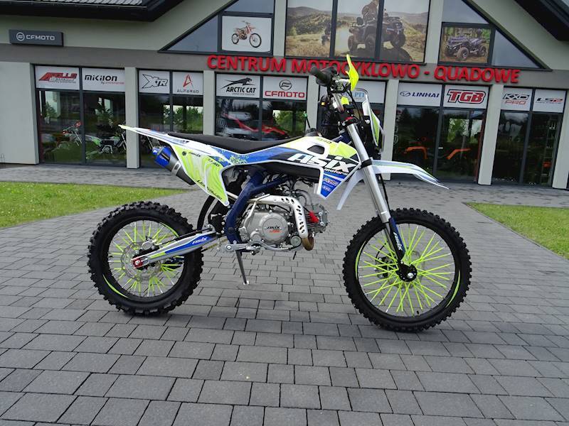 CROSS ASIX DT 140CC E-START 19/16 • Kolor: Niebiesko/limonkowy