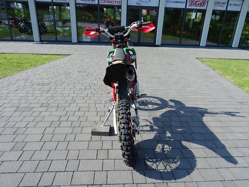 CROSS ASIX DT 140CC E-START 19/16 • Kolor: Czerwono/zielony
