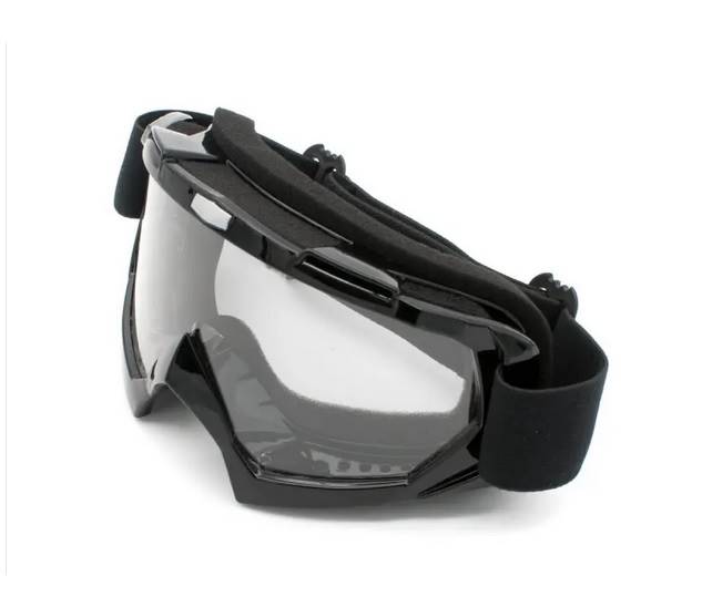 GOGLE ENDURO CZARNE POŁYSK