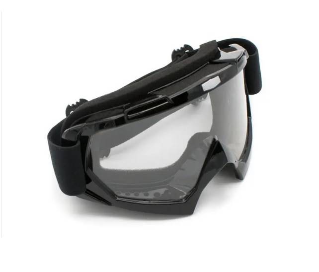 GOGLE ENDURO CZARNE POŁYSK