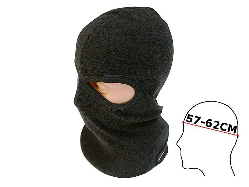 KOMINIARKA CZARNA POLAR DWUSTRONNY L/XL