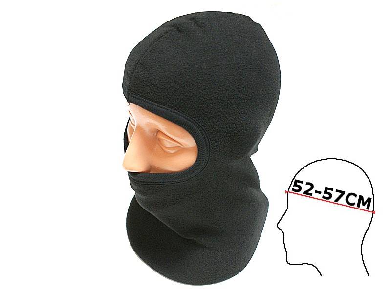 KOMINIARKA CZARNA POLAR DWUSTRONNA S/M