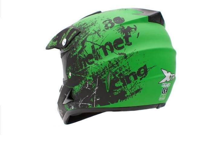 KASK JUNIOR CROSS 125 ZIELONY MAT • Rozmiar: M