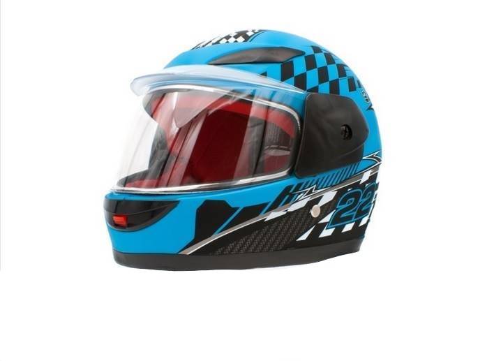 KASK DZIECIĘCY PEŁNY 501 NIEBIESKI • Rozmiar: M