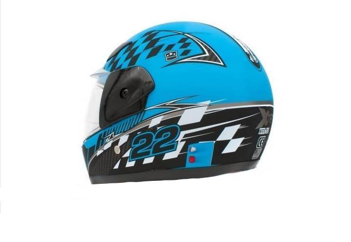 KASK DZIECIĘCY PEŁNY 501 NIEBIESKI • Rozmiar: M