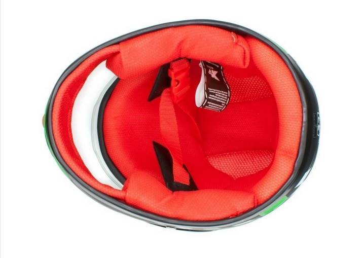 KASK DZIECIĘCY PEŁNY 501 ZIELONY • Rozmiar: L