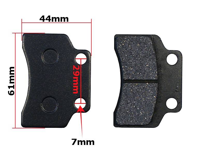 KLOCKI HAMULCOWE GY6-125
