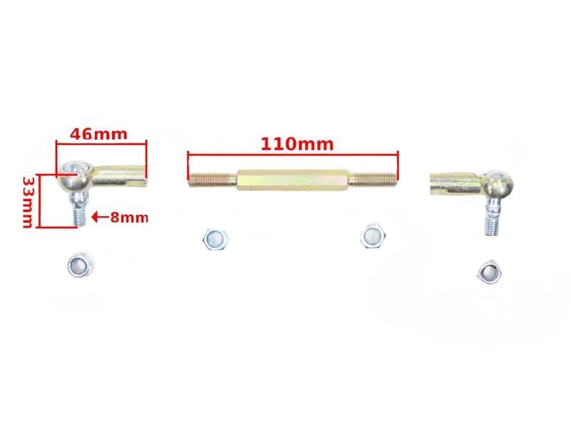 DRĄŻEK KIEROWNICZY POCKET QUAD 50CC 14,5-17,5cm
