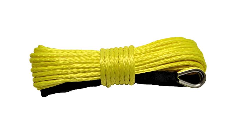 LINA SYNTETYCZNA DO WYCIĄGARKI 6MM 15MB ŻÓŁTA