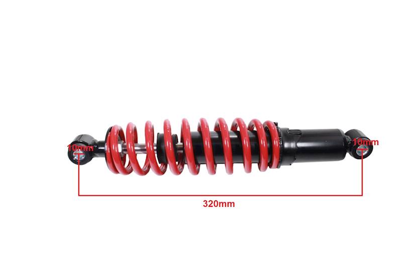 AMORTYZATOR TYŁ 32CM ATV 150 CZERWONY