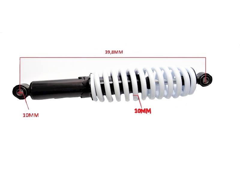 AMORTYZATOR TYŁ QUAD ATV 39,8CM 10FI SPR.10MM