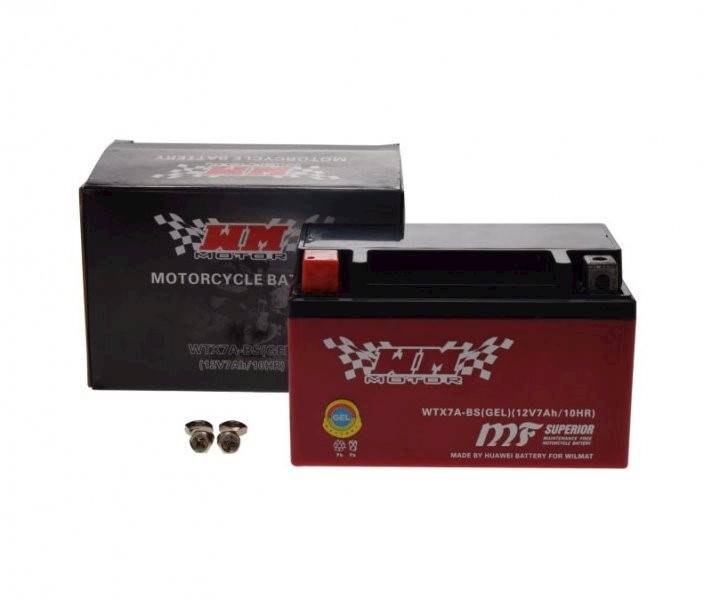 AKUMULATOR ŻELOWY 12V 7Ah WTX7A-BS ( YTX7A-BS )