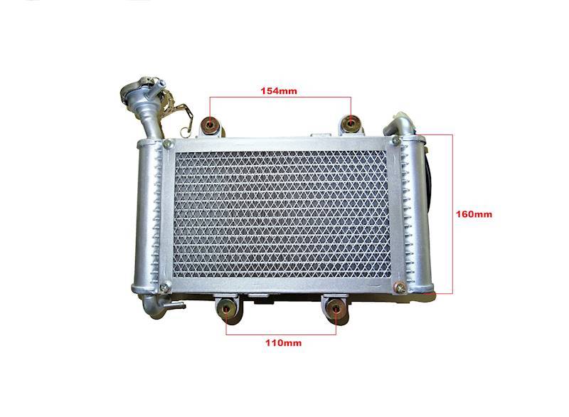CHŁODNICA CIECZY Z WENTYLATOREM ATV 200CC BASHAN 