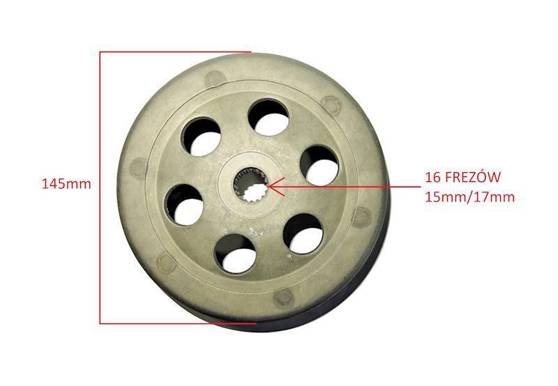 DZWON SPRZĘGŁA 135 MM ATV 300CC