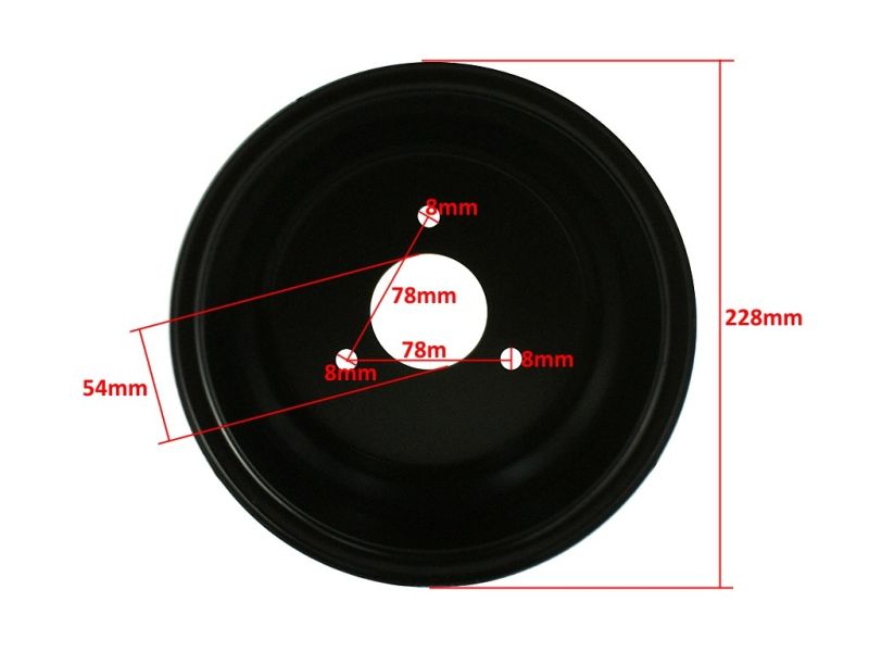 FELGA ATV 8" PRZÓD 3x78mm