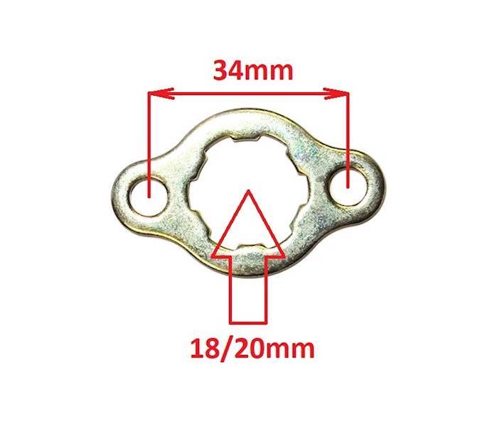 ZABEZPIECZENIE ZĘBATKI ZDAWCZEJ 34mm WAŁEK 20/18mm
