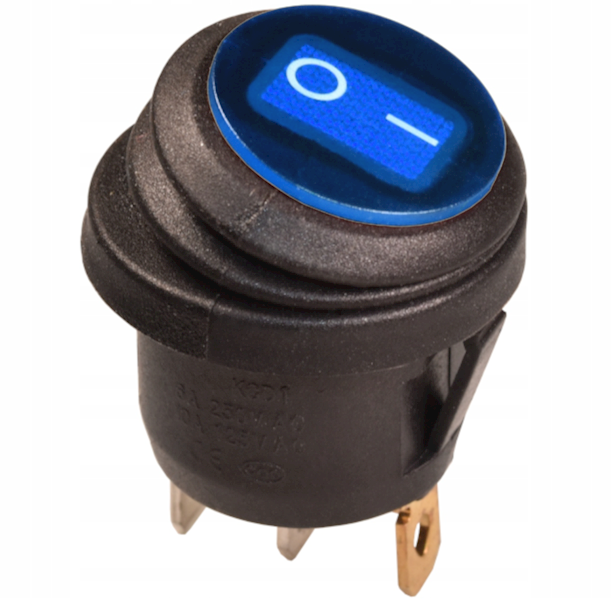 WŁĄCZNIK WYŁĄCZNIK 20A 12V DC NIEBIESKI
