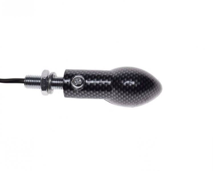 KIERUNKOWSKAZ LED CARBON BIAŁY KLOSZ KPL