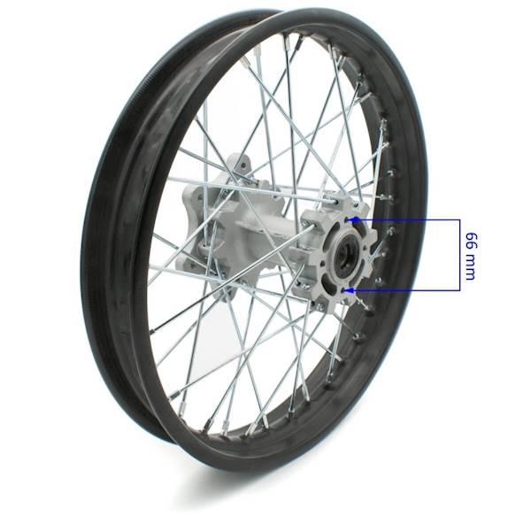 KOŁO FELGA/RAFKA 16" TYŁ CROSS 150CC CZARNA DEFENDER
