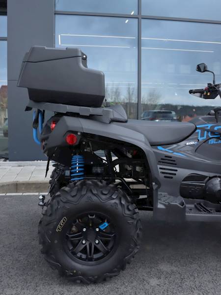 KUFER PLASTIKOWY Z OPARCIEM SHARK ATV 