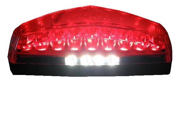 LAMPA TYŁ LED Z PODŚWIETLENIEM TABLICY ATV
