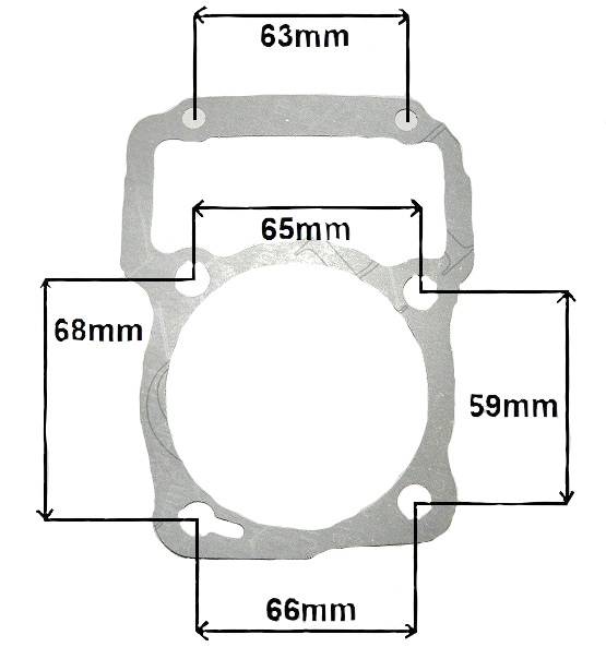 USZCZELKA POD CYLINDER ATV SHINERAY 250STXE