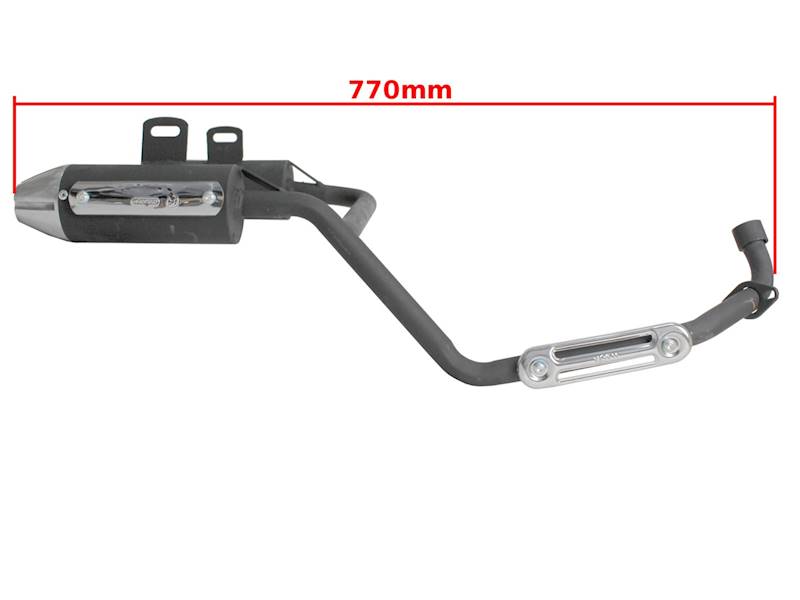 TŁUMIK/WYDECH PODWÓJNY ATV 110-125CC