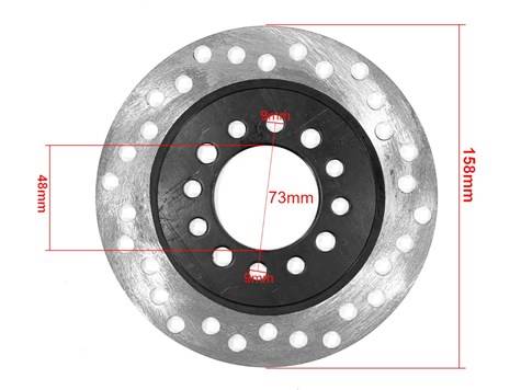 TARCZA HAMULCA TYŁ ATV 110-125CC 157mm