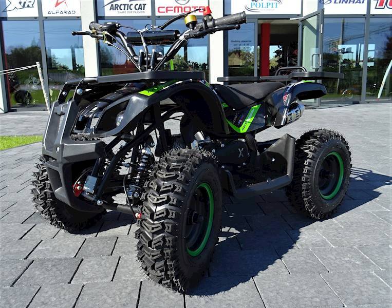 MINI QUAD ASIX M7/6 50CC PULL-START 2T • Kolor: Czarno/zielony