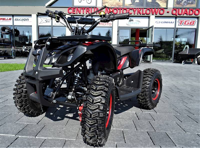 MINI QUAD ASIX M7/6 50CC PULL-START 2T • Kolor: Czarno/czerwony