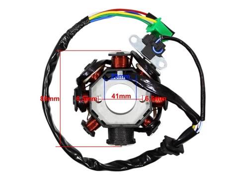 STATOR ISKROWY 8 CEWKOWY ATV 150CC FUXIN DIABLO 