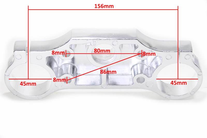 PÓŁKA GÓRNA 45mm CROSS 110-125CC