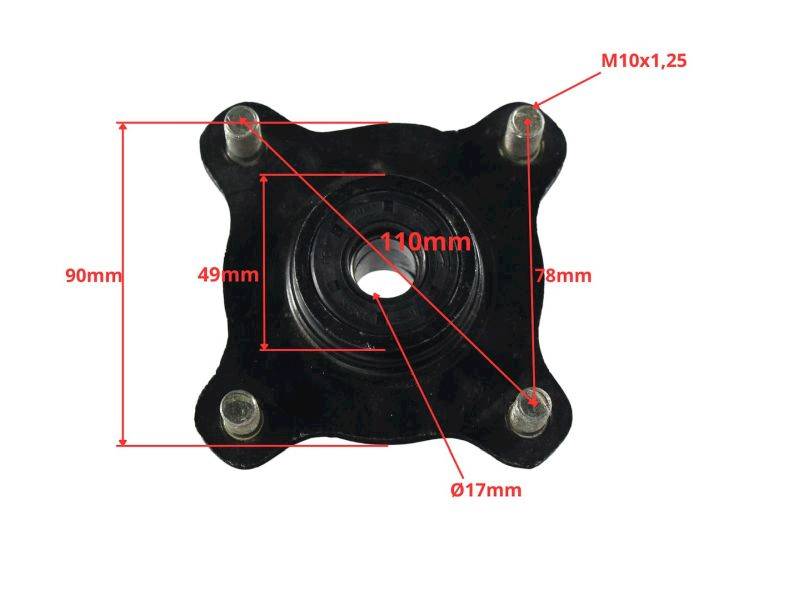 PIASTA KOŁA PRZÓD ATV 200 BASHAN 4x110mm