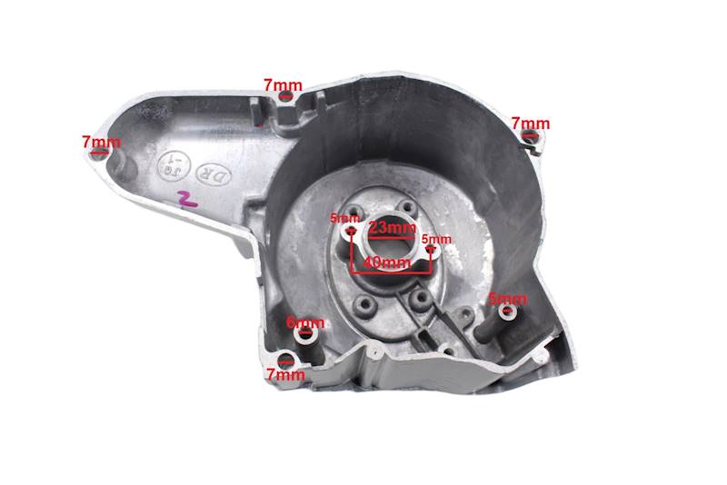 POKRYWA SILNIKA LEWA STATORA ATV 50-125CC 6 OWALNA