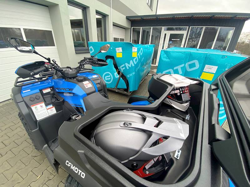KUFER TYLNY CFMOTO 625 2022 STELAŻ STALOWY