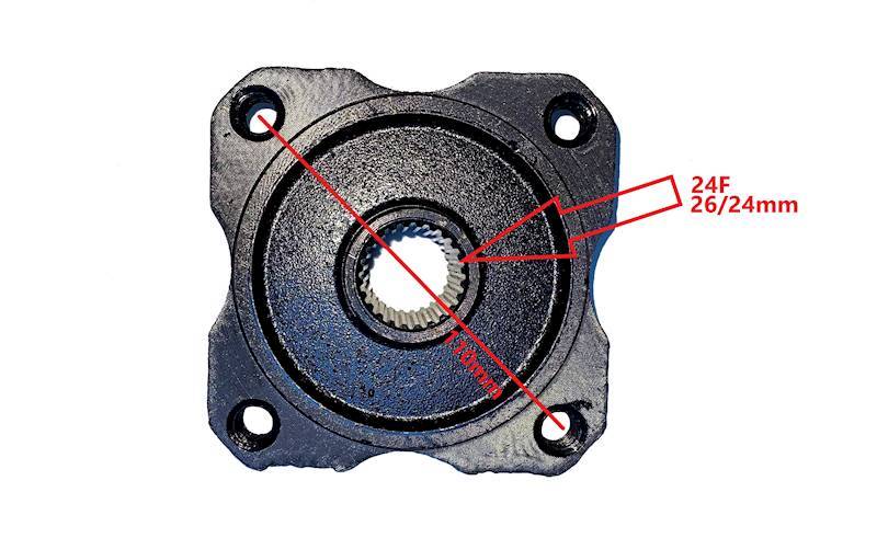 PIASTA KOŁA TYŁ 4x110MM