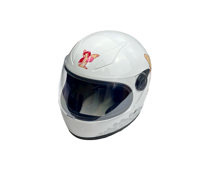 KASK DZIECIĘCY WRÓŻKA BIAŁY