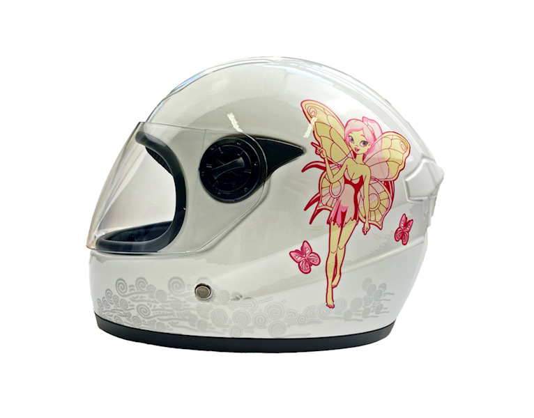 KASK DZIECIĘCY WRÓŻKA BIAŁY