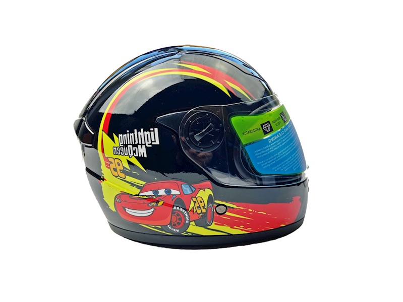 KASK DZIECIĘCY AUTA CZARNY