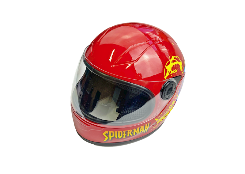 KASK DZIECIĘCY SPIDER-MAN CZERWONY