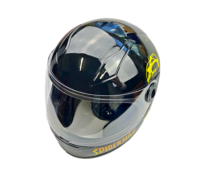 KASK DZIECIĘCY SPIDER-MAN CZARNY