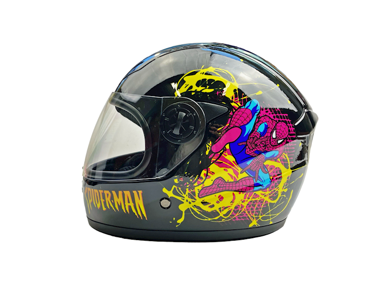 KASK DZIECIĘCY SPIDER-MAN CZARNY