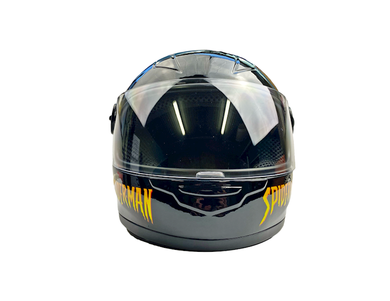 KASK DZIECIĘCY SPIDER-MAN CZARNY