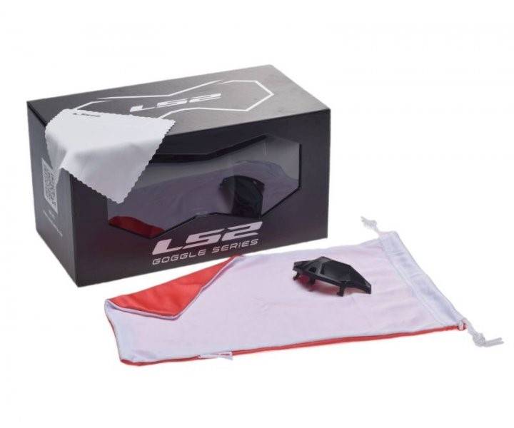 GOGLE LS2 AURA CZARNO-ZIELONE