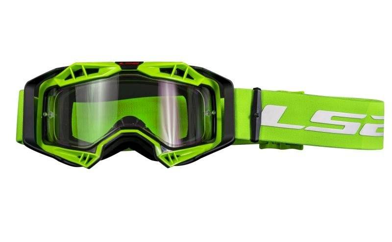 GOGLE LS2 AURA CZARNO-ZIELONE