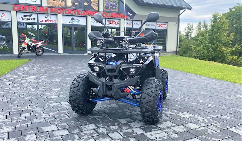 QUAD XTR 002/8 PRO 3+1 125CC • Kolor: Czarno/niebieski
