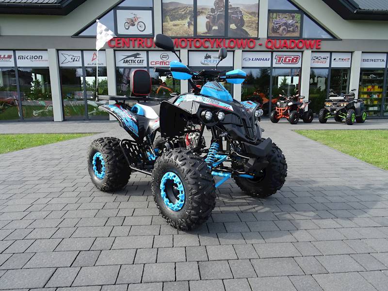 QUAD XTR 008/8 PRO 125 KOŁA 8" 3+1 • Kolor: Czarno/niebieski