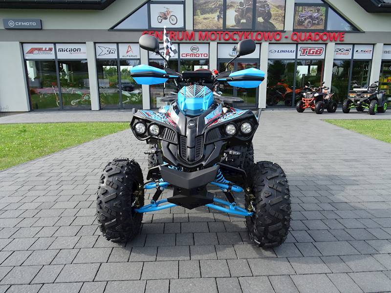 QUAD XTR 008/8 PRO 125 KOŁA 8" 3+1 • Kolor: Czarno/niebieski